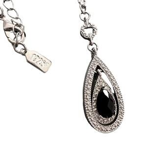 1928 Silver Tone Necklace & Pendant